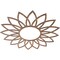 Ekena Millwork Daisy Wood Fretwork Pierced Ceiling Medallion, Walnut, 40"OD x 13 1/4"ID x 1/4"T CMWP40X40X0250DAWA - alternate 3